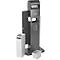 Staande asbak afval combinatie, 10 l, voor buiten, uv-bestendige coating
