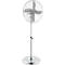 Staande ventilator Chrome-Line - Ø 400 x 1040-1350 mm - in hoogte verstelbbar - 3 snelheden - metalen rotorbladen