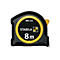 STABILA Taschenrollbandmaß BM 100, 8m x 25mm, EG II, ABS/TPE Gehäuse, Metall-Clip