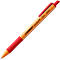 Oranje balpen, rood-oranje details, opdruk: Stabilo pointball.
