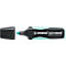 Zwarte STABILO GREEN BOSS markeerstift met turquoise punt en dop. 83% gerecycled plastic.