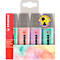 Stabilo® Boss Original Pastel Textmarker, Strichbreite 2 mm/5 mm, Pastelfarben, 4er Etui