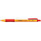 STABILO® Kugelschreiber pointball, Druckmechanik, Strichstärke 0,5 mm, 10 Stk., rot