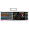 STABILO® Pen 68 métallique Feutre de qualité supérieure, pointe ogive, largeur de trait 1,4 mm, paquet de 6, couleur assortie