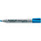Blue Staedtler flipchart marker with lettering and blue end.