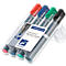 STAEDTLER flipchartmarker Lumocolor 356BWP4, set van 4