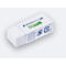 Een witte Staedtler gum met blauw logo en 'PVC-free' tekst op de papieren wikkel.