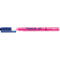 A pink highlighter with a blue cap, partially open. It says "STAEDTLER Textsurfer gel".