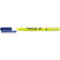 Yellow highlighter with blue cap, with the text 'STAEDTLER Textsurfer gel'.