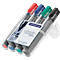 STAEDTLER Lumocolor permanent marker 350, 10 Stück, 4er Set, farbsortiert