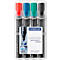 STAEDTLER Lumocolor permanent marker 350, 10 stuks, set van 4, diverse kleuren