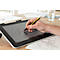 STAEDTLER Noris® Stylo de saisie numérique Jumbo, pour les appareils compatibles EeMR, pointe interchangeable, 4096 niveaux de pression, reconnaissance de la paume, gomme numérique, forme triangulaire, matériau durable à base de bois, noir-jaune.