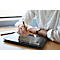 STAEDTLER Noris® Stylo de saisie numérique Jumbo, pour les appareils compatibles EeMR, pointe interchangeable, 4096 niveaux de pression, reconnaissance de la paume, gomme numérique, forme triangulaire, matériau durable à base de bois, noir-jaune.