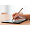 STAEDTLER Noris® Stylo de saisie numérique, pour appareils compatibles EeMR, taille-crayon interchangeable, 4096 niveaux de pression, reconnaissance de la paume, hexagonal, matériau durable à base de bois, noir-jaune.