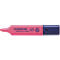 Rosa Textmarker, der Staedtler Textsurfer classic heißt. Mit schwarzer Schrift und einer dunkelblauen Kappe.