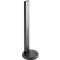 Ständer für Sicherheitsaschenbecher, geeignet für alle Sicherheitsaschenbecher mit Ø 90-180 mm, Ø 250 x H 820 mm, Stahl, schwarz