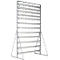Ständerregal, 2-seitig bestückbar, 13 Reihen, ohne Sichtlagerkästen, B 1145 x T 800 x H 1950 mm, Stahl, grau