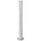 Cylindrical metal post, silver in color, with a round base. The post is positioned on a flat surface.