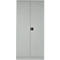 Stalen kast, B 916 x D 422 x H 1950 mm, lichtgrijs RAL 7035