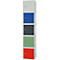 Stalen kubuskast, afsluitbaar, 380 mm, corpus grijs en deur rood RAL 3020