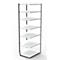 Stalen rek PROGRESS 2000, stellingsectie, zonder achterwand, H 2600 x B 1000 x D 400 mm, zwart frame
