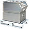 Stalen vlakke pallet, tot 1500 kg, gesloten bovendek, 2 stalen rails, L 800 x B 500 x H 130 mm, gegalvaniseerd staal