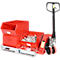 Stalen vlakke pallet, tot 1500 kg, gesloten bovendek, 2 stalen sledes, L 1000 x B 800 x H 130 mm, gegalvaniseerd staal