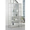 Stand-Präsentationsvitrine, stabiler Aluminium-Rahmen, 1000 x 400 x 1950 mm