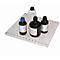 Standaard legbord voor asecos chemiekasten van de CS en CX series, plaatstaal, B 474 x D 491 x H 30 mm, tot 50 kg