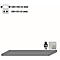 Standaard legbord voor asecos gasflessenkasten, plaatstaal, lichtgrijs, B 1285 x D 340 x H 25 mm, tot 75 kg
