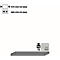 Standaard legbord voor asecos veiligheidskasten van de series UB90 en UB30, plaatstaal, lichtgrijs, B 975 x D 422 x H 20 mm, tot 30 kg