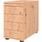 Standcontainer Breno 13333, Utensilienschub, B 428 x T 800 x H 720-760 mm, Spanplatte, Asteiche