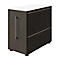 Standcontainer SOLUS PLAY, mit Auszug, Ansatz rechts, Tiefe 400 mm, Mooreiche