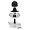 Standmixer Gutfels MU 8401 SWI, vermogen 240 W, volume 1,5 l, 2 functieniveaus, roestvrijstalen mes, niveau-indicator, batterijvoeding, zilver-zwart