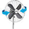 Standventilator Metal Black 16', 50 W, höhenverstellbar, schwenkbar, 3 Geschwindigkeiten