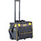 STANLEY Fatmax gereedschapskoffer, B 500 x D 360 x H 410 mm, telescopische handgreep, wielen, 600-denier nylon, zwart geel