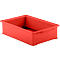 Stapelbak 14/6-2 H - L 465/450 x B 315/300 x H 120 mm - 12 l - 16 stuks - rood