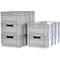 Stapelbak Euro EF 6220 - polypropeen - L 400 x B 600 x H 220 mm - 42 l - grijs - 5 stuks