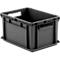 Stapelbak Euro Serie EF 4220 - van gerecyclede kunststof - 20,4 L - open handgrepen - antraciet