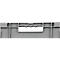 Stapelbak Eurobox MF 6170 - polypropeen - L 600 x B 400 x H 170 mm - 30,8 L - open handgrepen - grijs