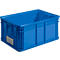 Stapelbak serie 14/6-1, van PP, met handgreep, inhoud 71 l, blauw