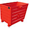 stapelbare kiepbak BSK 70, rood