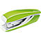 Green stapler, Leitz brand, with white accent line.