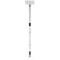 STARIS LED-staanlamp, 80 W, 10070 lm, 3000 - 6000 K, dimbaar, directe/indirecte verlichting, voor computerwerkplekken, daglichtsensor, 3 stopcontacten, zilver