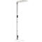 STARIS LED-staanlamp, 80 W, 10070 lm, 3000 - 6000 K, dimbaar, directe/indirecte verlichting, voor computerwerkplekken, daglichtsensor, 3 stopcontacten, zilver