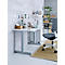 Start Up bureau, T-voet frame, B 1600 x D 800 x H 735 mm, wit + lade