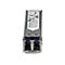 Nahaufnahme eines SFP-Moduls. Das Metallgehäuse trägt den Aufdruck StarTech.com und technische Daten.