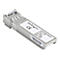 Ein silbernes StarTech.com 10G-SFPP-BXU-40K-ST Modul mit Text: Class 1 Laser, 10,31 Gbps und Made in China.