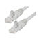 Zwei graue Ethernet-Kabel mit durchsichtigen Steckern, das Logo Startech.com ist zu sehen.