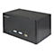 StarTech.com 2 Port DisplayPort KVM Switch - 4K 60 Hz UHD HDR - DP 1.2 KVM Umschalter mit USB 3.0 Hub mit 2 Anschlüssen (5 Gbit/s) und 4x USB 2.0 HID Anschlüssen, Audio - Hotkey - TAA (SV231TDPU34K) - KVM-/Audio-Switch - 2 Anschlüsse - TAA-konform